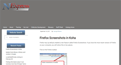 Desktop Screenshot of nexpresslibrary.org